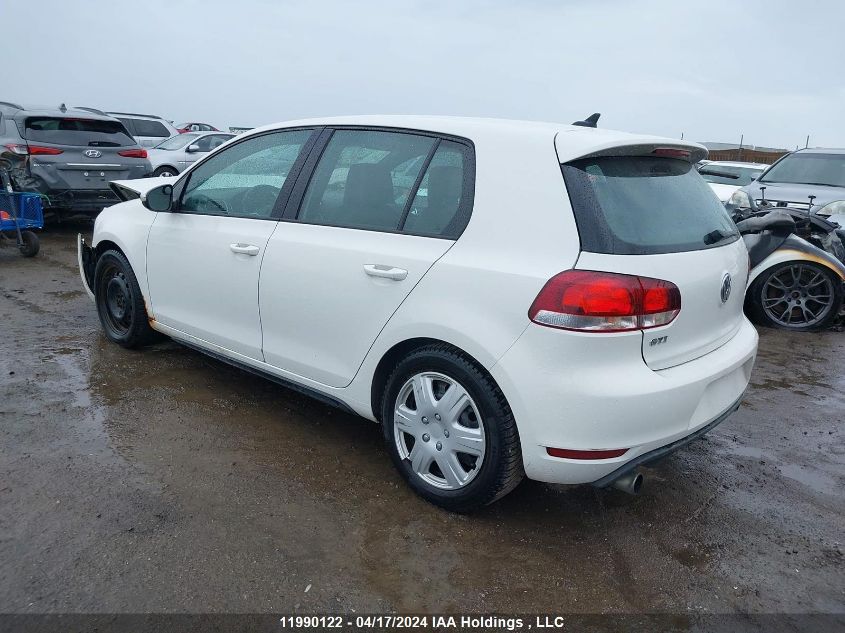 2010 Volkswagen Golf Gti VIN: WVWHV7AJ6AW374714 Lot: 11990122