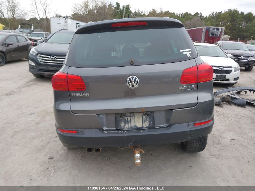 2014 Volkswagen Tiguan VIN: WVGJV3AX1EW612369 Lot: 11990154