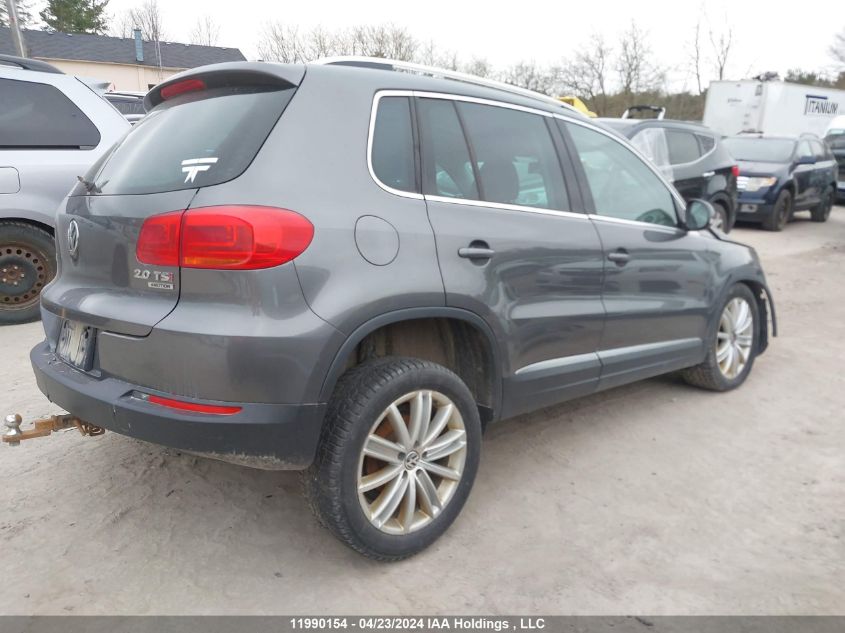 2014 Volkswagen Tiguan VIN: WVGJV3AX1EW612369 Lot: 11990154