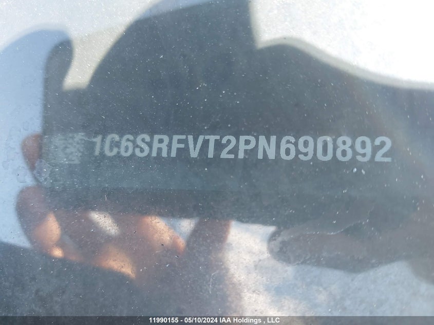 2023 Dodge Ram 1500 VIN: 1C6SRFVT2PN690892 Lot: 11990155