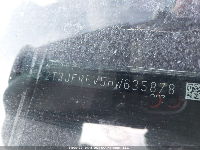 2017 Toyota Rav4 Se VIN: 2T3JFREV5HW635878 Lot: 11990172
