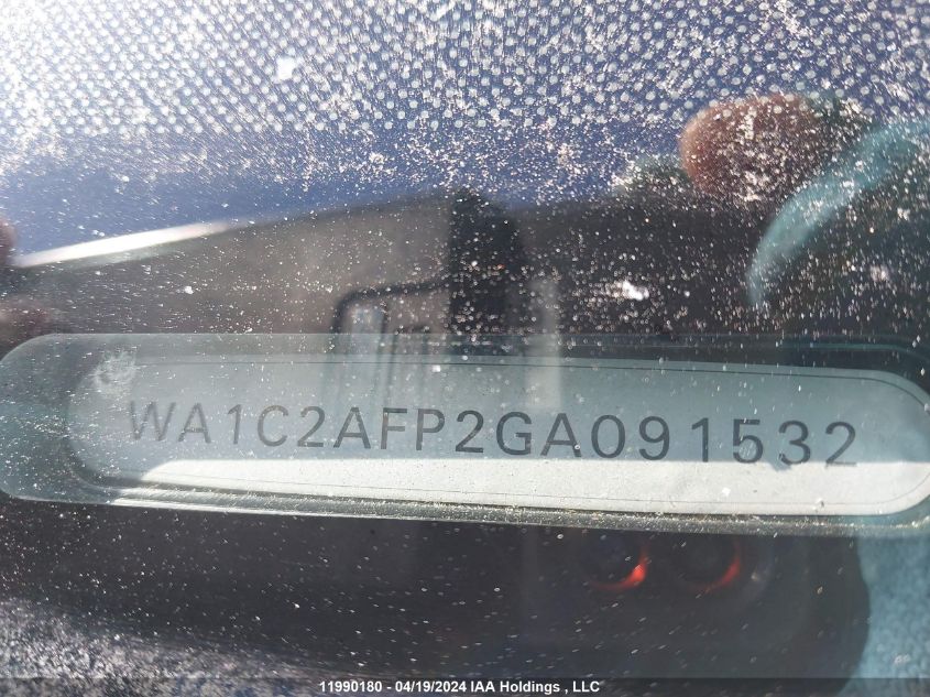 2016 Audi Q5 Komfort VIN: WA1C2AFP2GA091532 Lot: 11990180