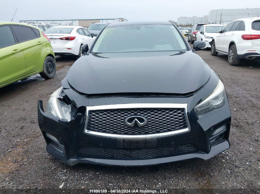 2014 Infiniti Q50 VIN: JN1BV7AR1EM700726 Lot: 11990189