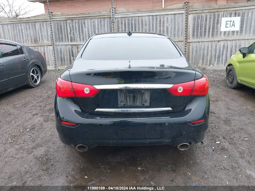 2014 Infiniti Q50 VIN: JN1BV7AR1EM700726 Lot: 11990189