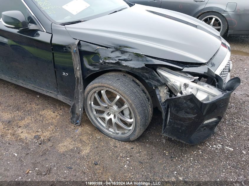 2014 Infiniti Q50 VIN: JN1BV7AR1EM700726 Lot: 11990189