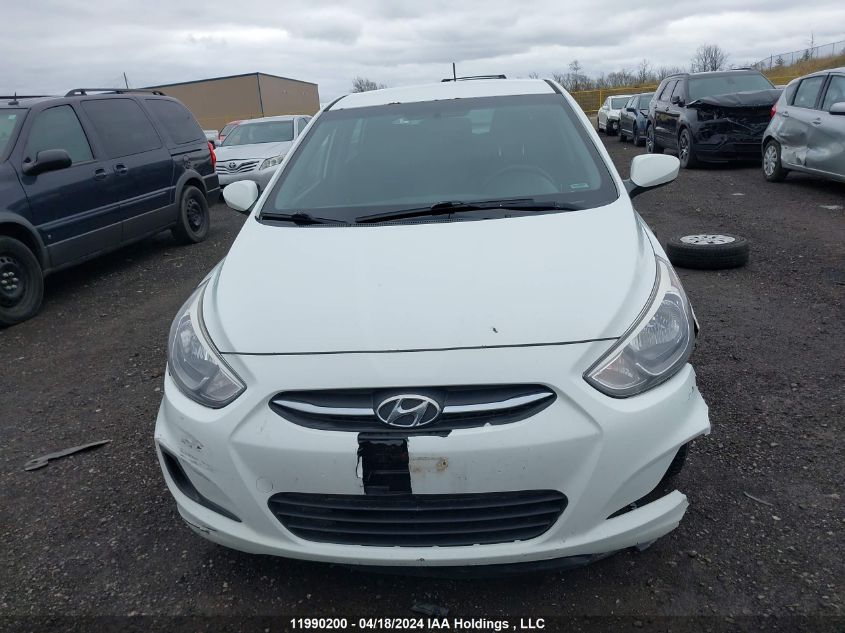 2016 Hyundai Accent Gl VIN: KMHCT5AE9GU240996 Lot: 39227095