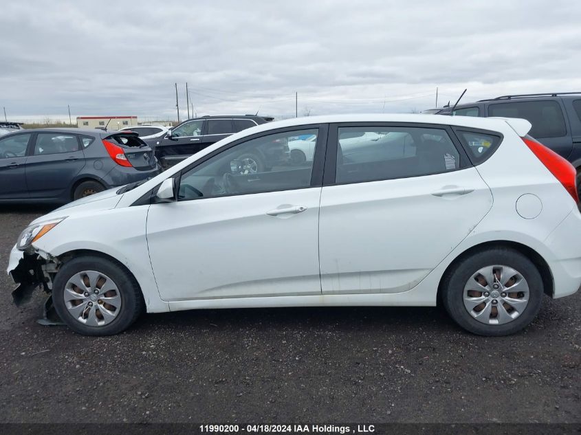 2016 Hyundai Accent Gl VIN: KMHCT5AE9GU240996 Lot: 39227095