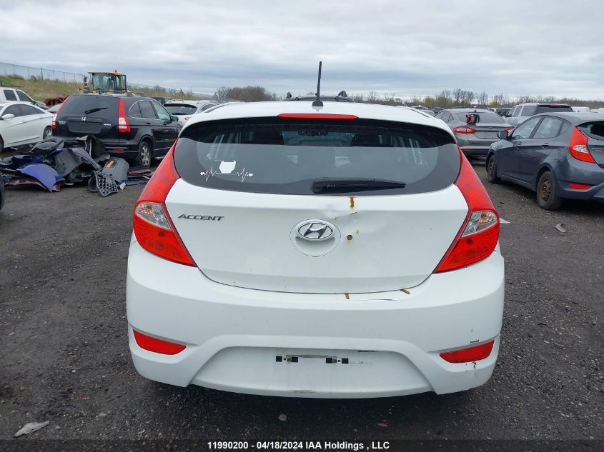 2016 Hyundai Accent Gl VIN: KMHCT5AE9GU240996 Lot: 39227095