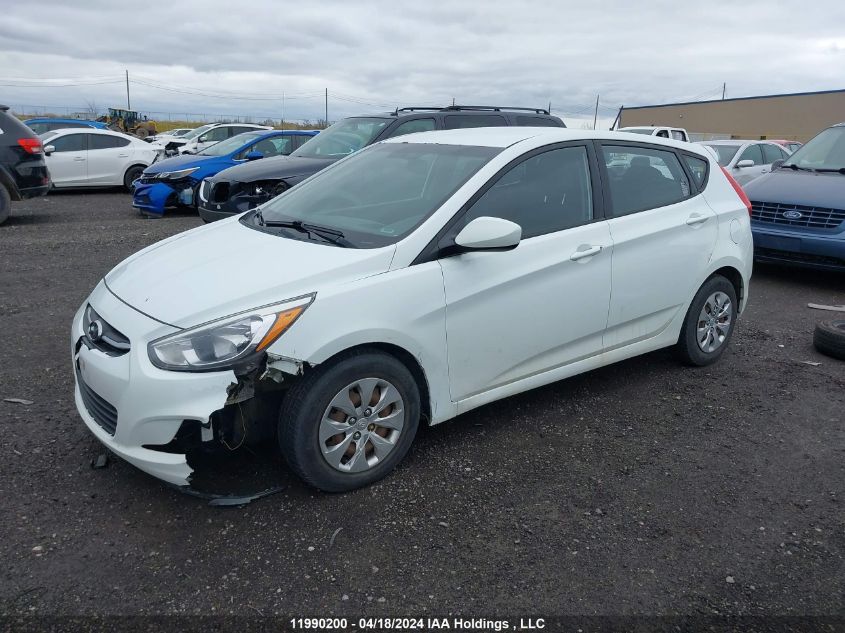 2016 Hyundai Accent Gl VIN: KMHCT5AE9GU240996 Lot: 39227095