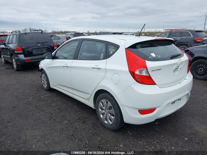 2016 Hyundai Accent Gl VIN: KMHCT5AE9GU240996 Lot: 39227095