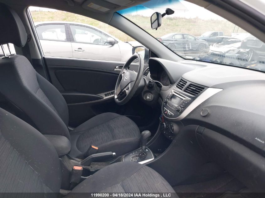 2016 Hyundai Accent Gl VIN: KMHCT5AE9GU240996 Lot: 39227095