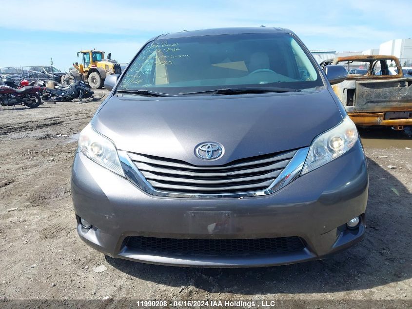 2012 Toyota Sienna Xle 7 Passenger VIN: 5TDYK3DCXCS221934 Lot: 11990208