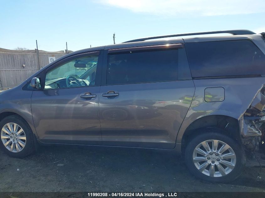 2012 Toyota Sienna Xle 7 Passenger VIN: 5TDYK3DCXCS221934 Lot: 11990208