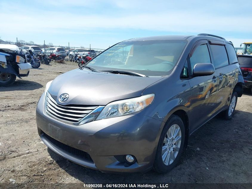 2012 Toyota Sienna Xle 7 Passenger VIN: 5TDYK3DCXCS221934 Lot: 11990208