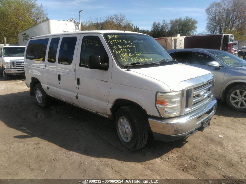 2010 Ford Econoline E350 Super Duty Wagon VIN: 1FBNE3BL0ADA68183 Lot: 11990232