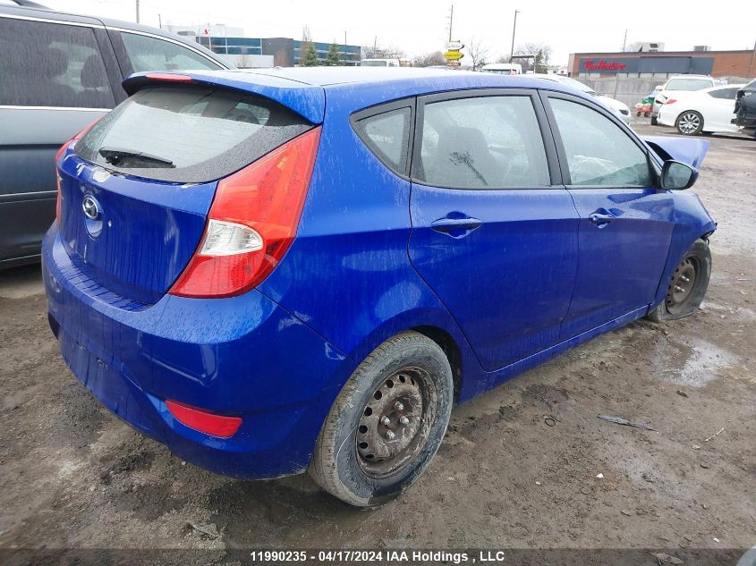 2012 Hyundai Accent VIN: KMHCT5AE7CU016359 Lot: 11990235