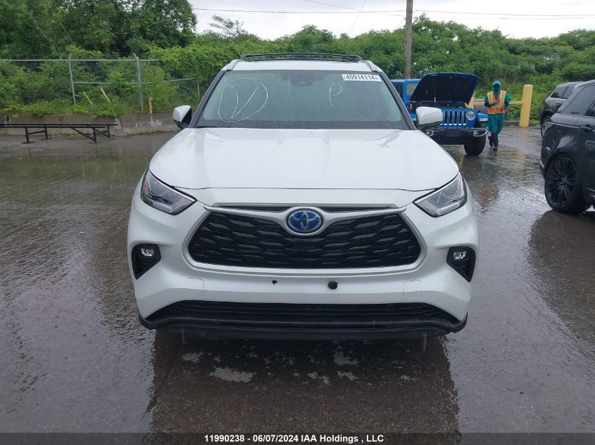 2022 Toyota Highlander VIN: 5TDABRCH5NS556443 Lot: 11990238