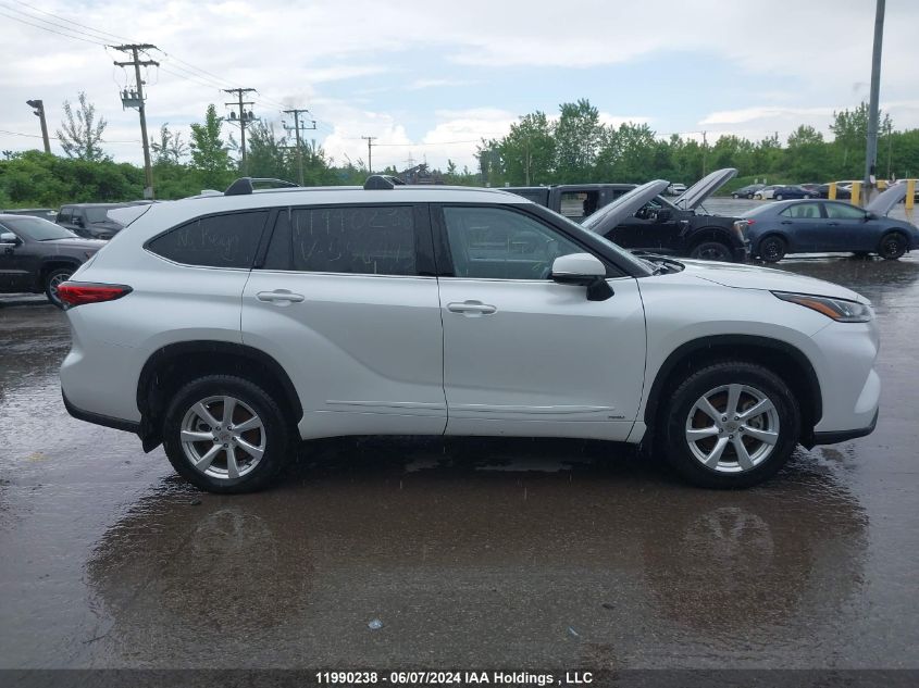 2022 Toyota Highlander VIN: 5TDABRCH5NS556443 Lot: 11990238