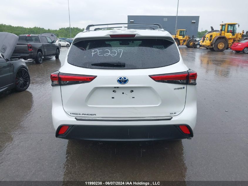 2022 Toyota Highlander VIN: 5TDABRCH5NS556443 Lot: 11990238