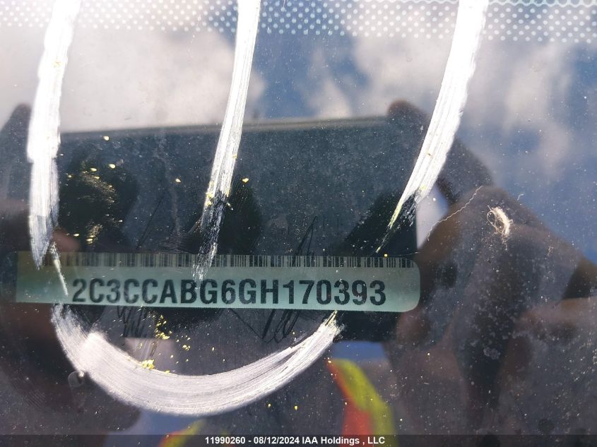 2016 Chrysler 300 S VIN: 2C3CCABG6GH170393 Lot: 11990260