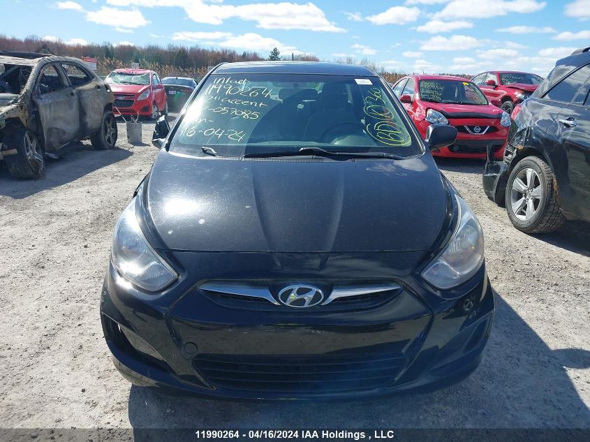 2012 Hyundai Accent VIN: KMHCT4AE0CU057085 Lot: 11990264