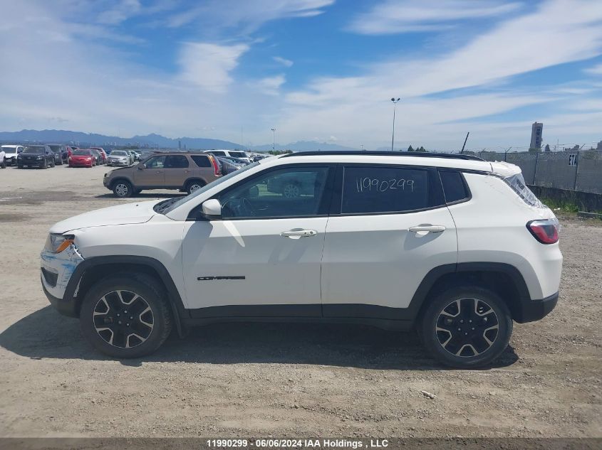 2019 Jeep Compass Sport VIN: 3C4NJDAB9KT704018 Lot: 11990299