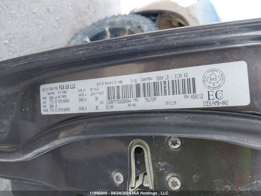 2016 Ram 1500 Sport VIN: 1C6RR7MT6GS280944 Lot: 11990300