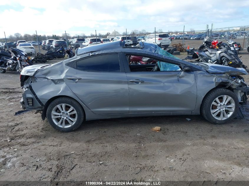 2014 Hyundai Elantra Gls VIN: 5NPDH4AE3EH518237 Lot: 11990304