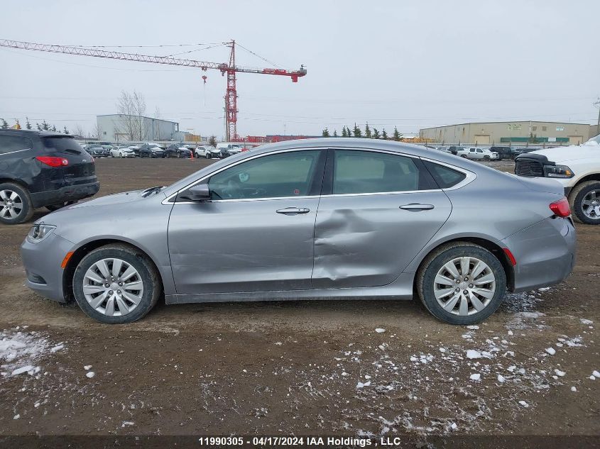 2016 Chrysler 200 Lx VIN: 1C3CCCFB2GN122780 Lot: 11990305