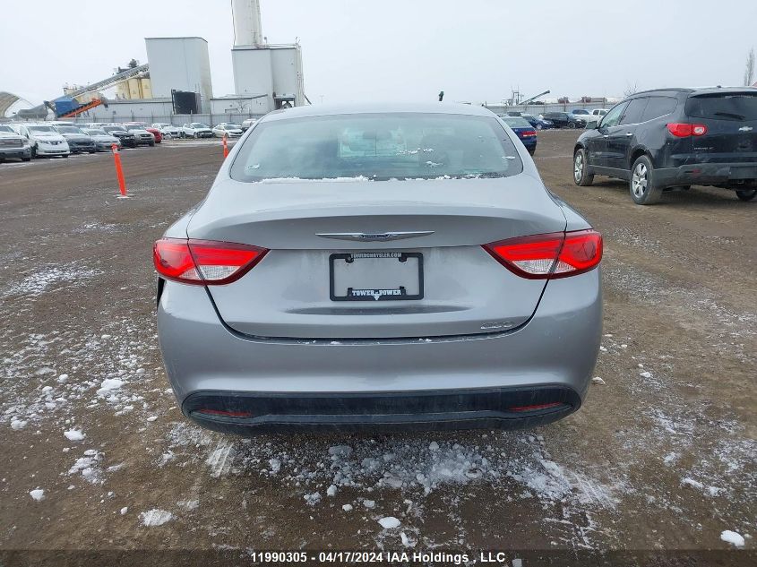 2016 Chrysler 200 Lx VIN: 1C3CCCFB2GN122780 Lot: 11990305