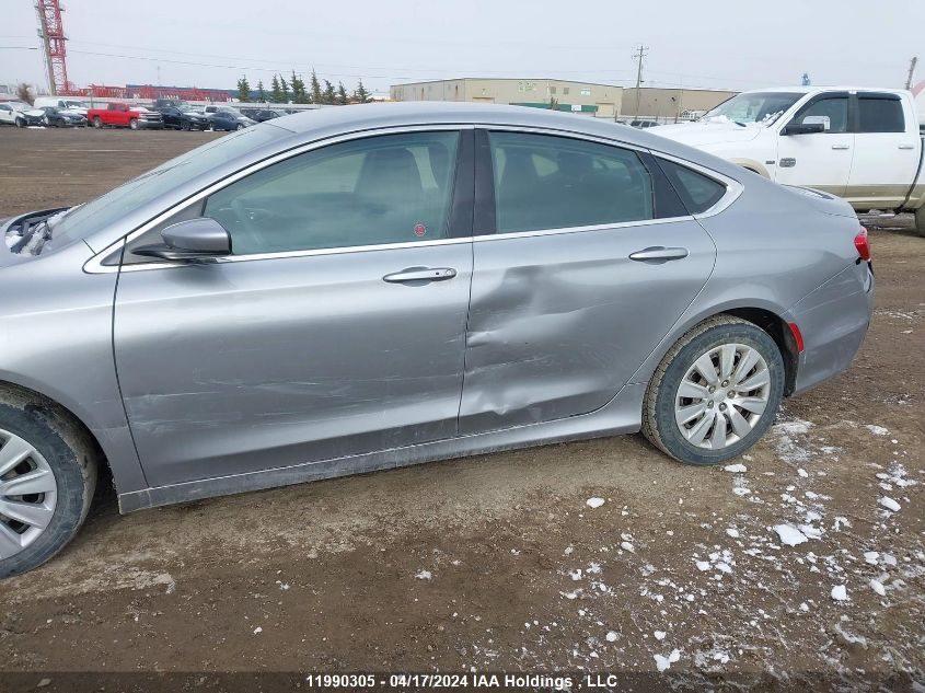 2016 Chrysler 200 Lx VIN: 1C3CCCFB2GN122780 Lot: 11990305