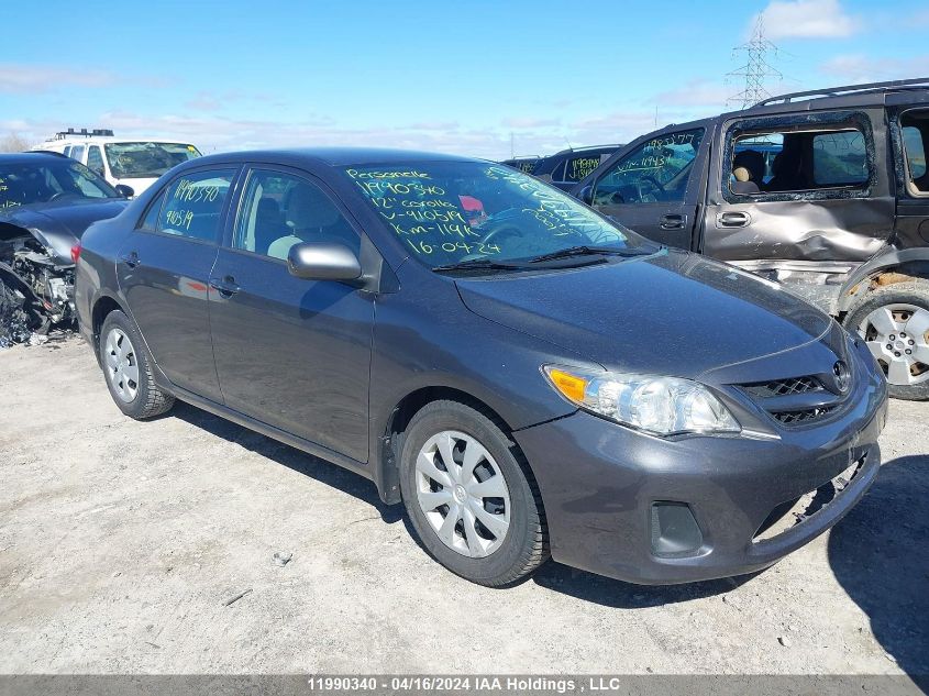 2012 Toyota Corolla S/Le VIN: 2T1BU4EE5CC910519 Lot: 11990340