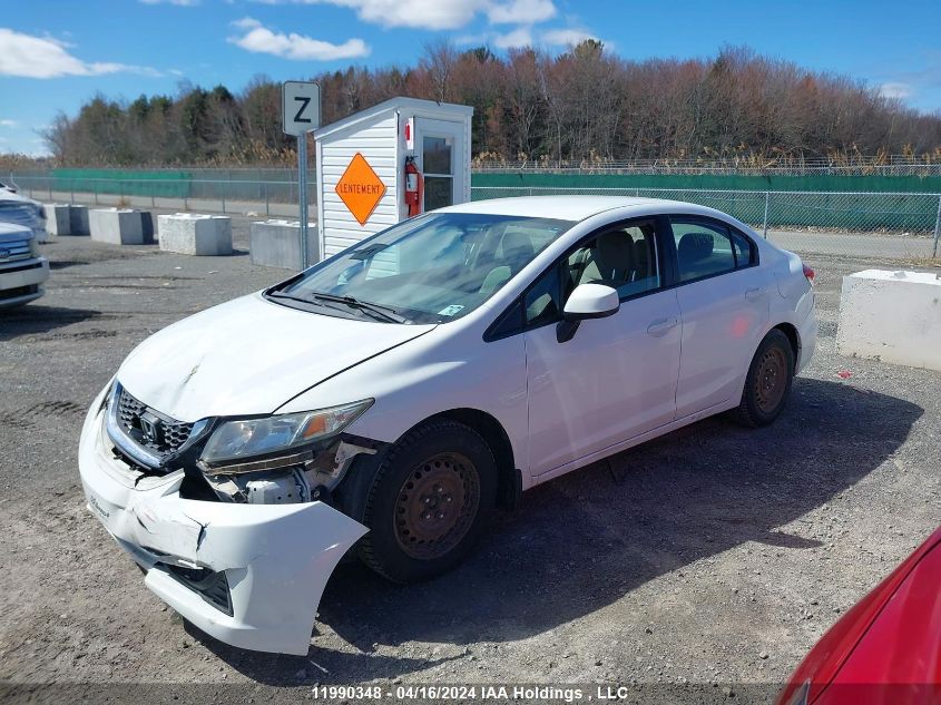 2013 Honda Civic Sdn VIN: 2HGFB2F40DH108812 Lot: 11990348