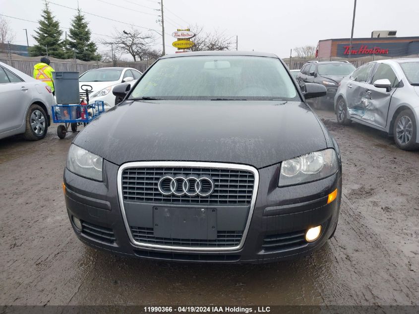 2007 Audi A3 2.0T VIN: WAUNF78P17A040328 Lot: 11990366