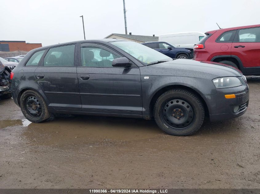 2007 Audi A3 2.0T VIN: WAUNF78P17A040328 Lot: 11990366