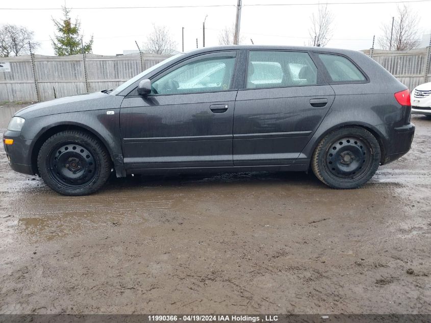 2007 Audi A3 2.0T VIN: WAUNF78P17A040328 Lot: 11990366