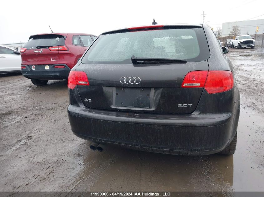 2007 Audi A3 2.0T VIN: WAUNF78P17A040328 Lot: 11990366