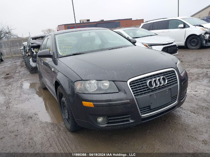 2007 Audi A3 2.0T VIN: WAUNF78P17A040328 Lot: 11990366