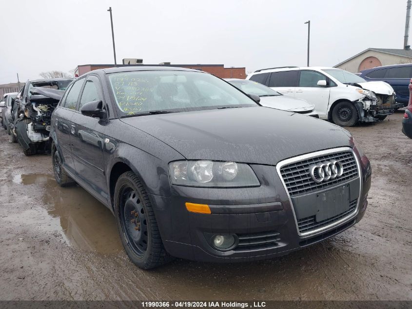 2007 Audi A3 2.0T VIN: WAUNF78P17A040328 Lot: 11990366