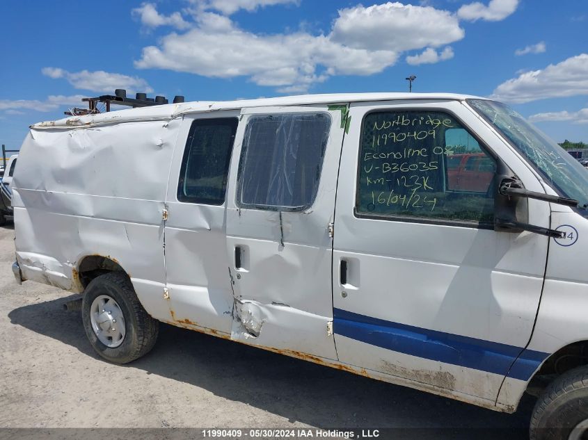 2008 Ford Econoline E350 Super Duty Van VIN: 1FTSS34LX8DB36035 Lot: 11990409