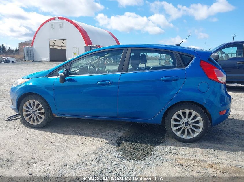 2017 Ford Fiesta Titanium VIN: 3FADP4FJ5HM165156 Lot: 11990422