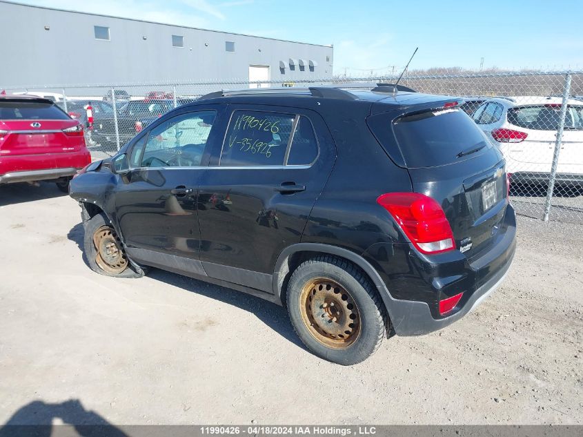 2018 Chevrolet Trax VIN: 3GNCJLSB4JL356926 Lot: 11990426