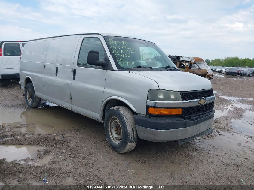 2004 Chevrolet Express G3500 VIN: 1GCHG39U941107151 Lot: 11990448