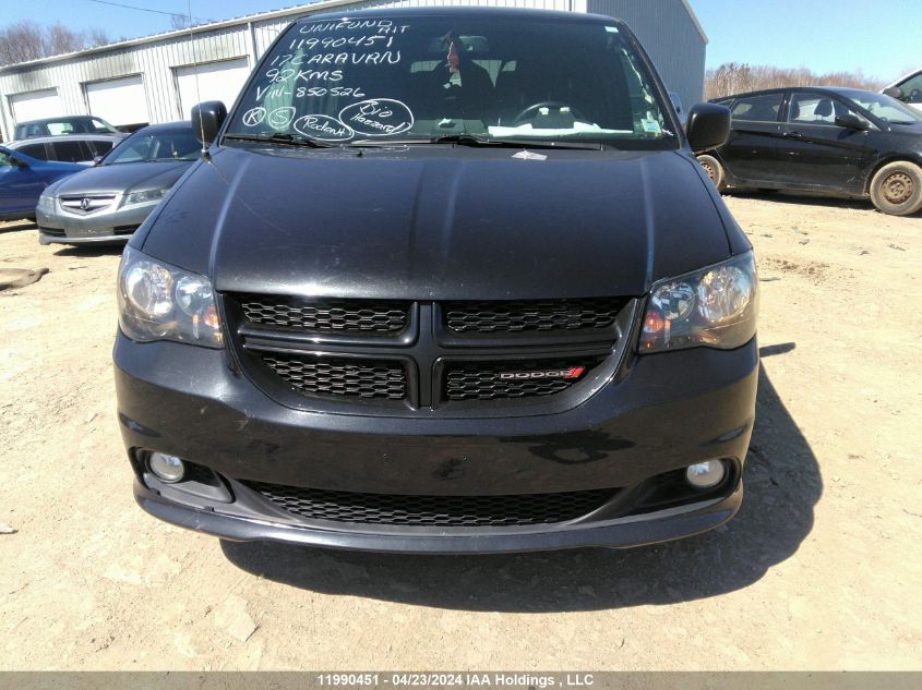 2017 Dodge Grand Caravan Se VIN: 2C4RDGBG1HR850526 Lot: 11990451