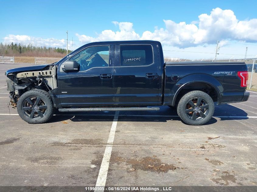 2016 Ford F150 Supercrew VIN: 1FTEW1EG8GFB15159 Lot: 11990505
