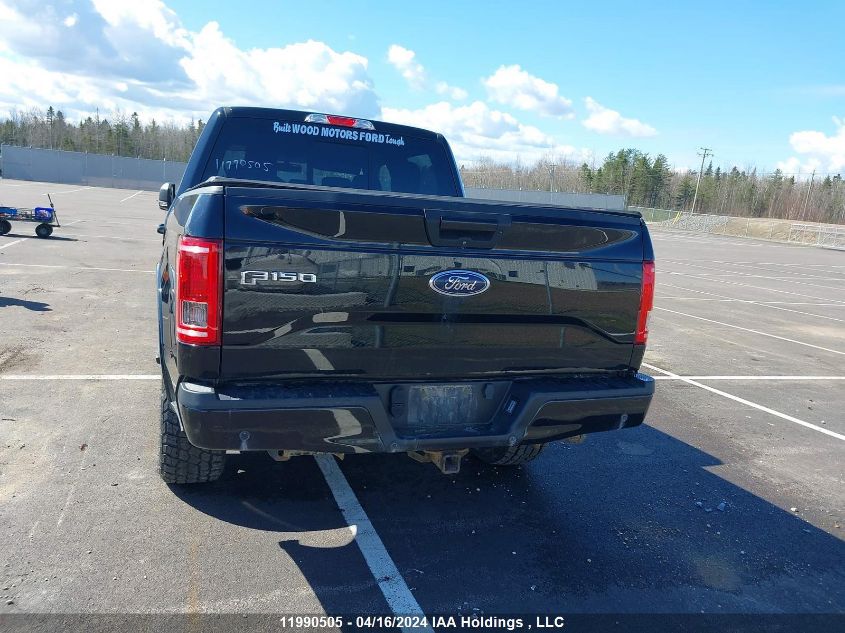 2016 Ford F150 Supercrew VIN: 1FTEW1EG8GFB15159 Lot: 11990505