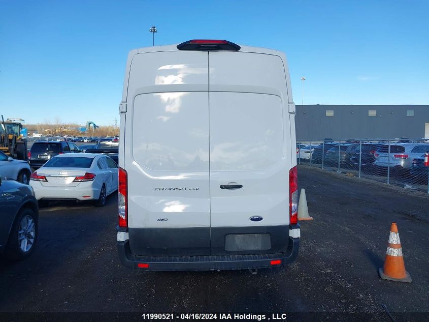2022 Ford Transit T-250 VIN: 1FTBR3U80NKA26531 Lot: 11990521
