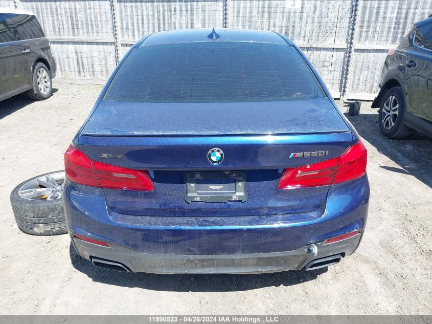 2018 BMW 5 Series VIN: WBAJB9C50JB286154 Lot: 11990523