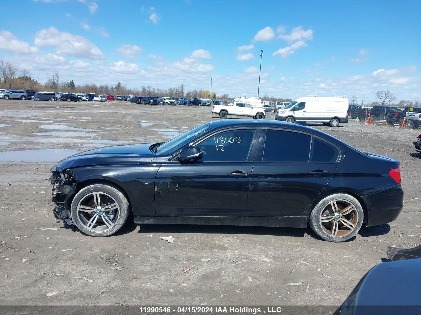 2012 BMW 3 Series VIN: WBA3A5C53CF346119 Lot: 11990546