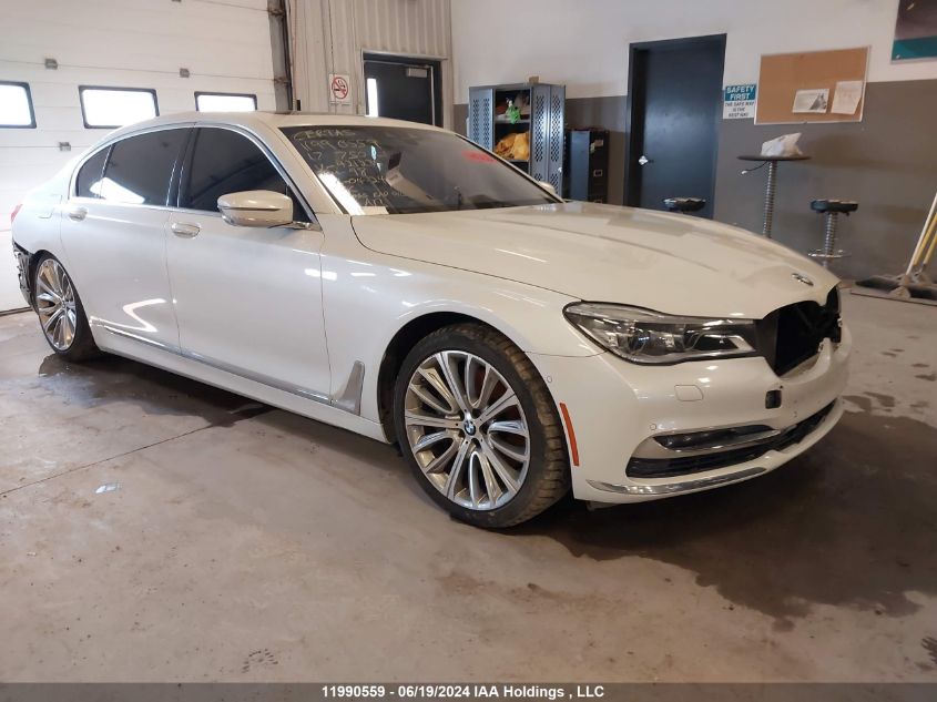 2017 BMW 750 Li VIN: WBA7F2C54HG421235 Lot: 11990559